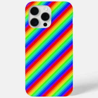 Coque iPhone 15 Pro Max Rayures arc-en-ciel