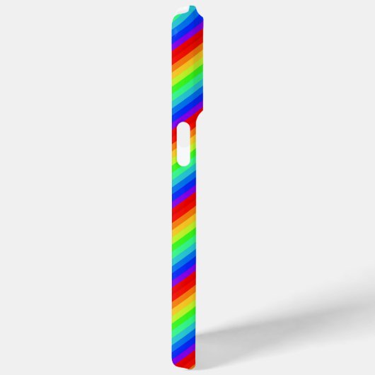 Coques Case-Mate iPhone Rayures arc-en-ciel (Verso / Droite)