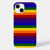 Coques Case-Mate iPhone Rayures arc-en-ciel (Verso)