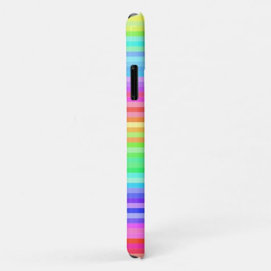 Coques Case-Mate iPhone Rayures arc-en-ciel lumineuses (Dos/Droite)
