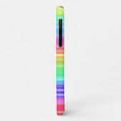 Coques Case-Mate iPhone Rayures arc-en-ciel lumineuses (Dos/Gauche)