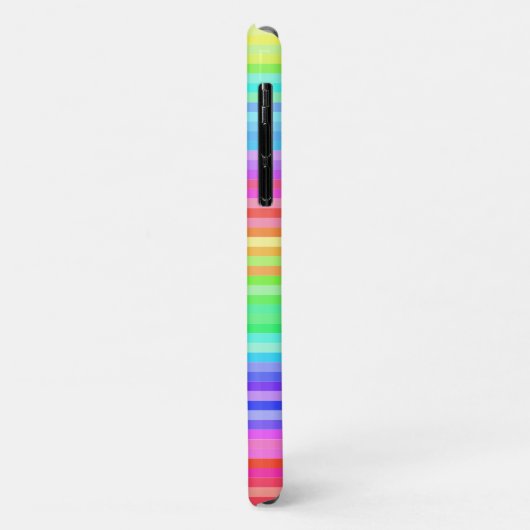 Coques Case-Mate iPhone Rayures arc-en-ciel lumineuses (Dos/Gauche)