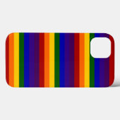 Coques Case-Mate iPhone Rayures audacieuses d'arc-en-ciel (Verso (horizontal))