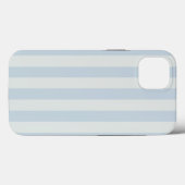 Coques Case-Mate iPhone Rayures bleu clair (Verso (horizontal))