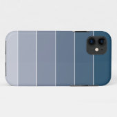Coques Case-Mate iPhone Rayures bleu-foncé d'Ombré (Dos (Horizontal))