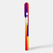 Coques Case-Mate iPhone Rayures Bleu Rouge Jaune (Verso / Gauche)