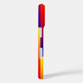 Coques Case-Mate iPhone Rayures Bleu Rouge Jaune (Verso / Droite)