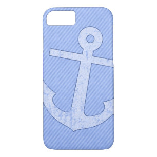 Case-Mate iPhone Case Rayures bleues d'Ancre