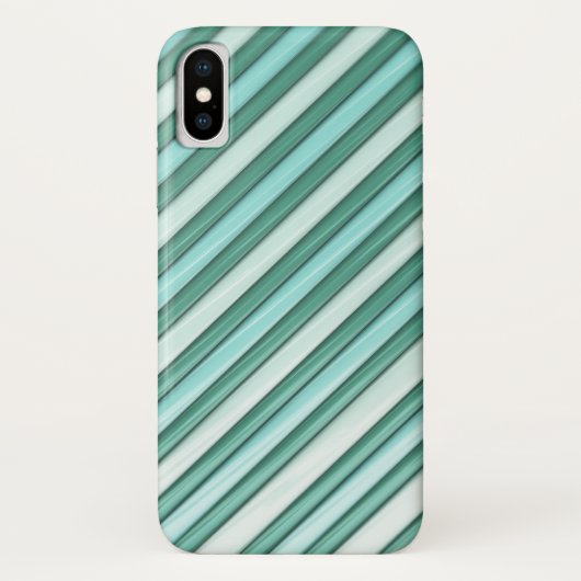 Coques Case-Mate iPhone Rayures bleues fraîches (Dos)