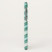 Coques Case-Mate iPhone Rayures bleues fraîches (Dos/Gauche)