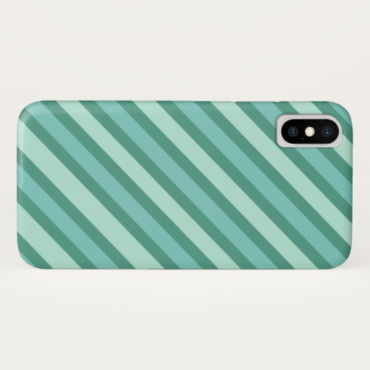 Coques Case-Mate iPhone Rayures bleues multi (Dos (Horizontal))