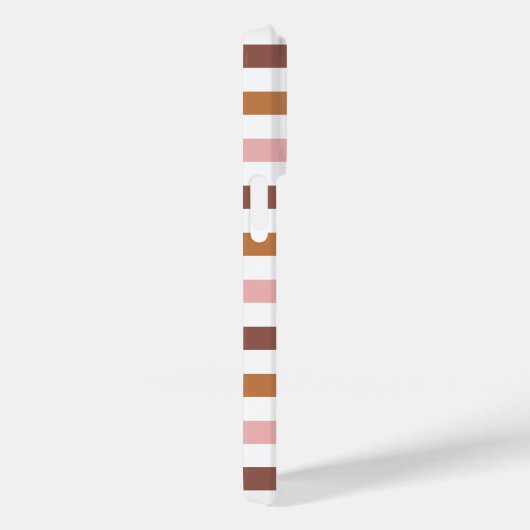 Coques Case-Mate iPhone Rayures Blush Neutral Moderne (Verso / Droite)