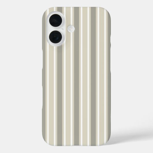 Coques Case-Mate iPhone Rayures bonbons beige (Verso)