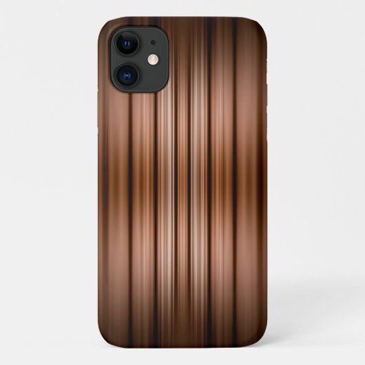 Coques Case-Mate iPhone Rayures brunes et noires lumineuses (Dos)