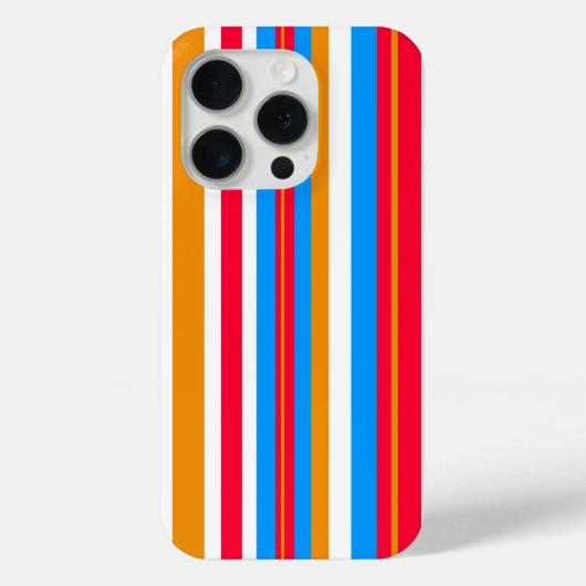Coques Case-Mate iPhone rayures colorées (Verso)