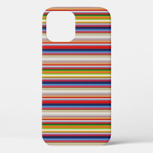 Coques Case-Mate iPhone Rayures colorées chaudes (Verso)