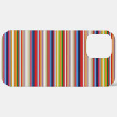 Coques Case-Mate iPhone Rayures colorées chaudes (Retour (horizontal))