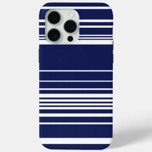Coque iPhone 15 Pro Max Rayures complexes - Bleu