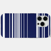 Coques Case-Mate iPhone Rayures complexes - Bleu (Verso (horizontal))