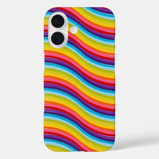 Coques Case-Mate iPhone rayures contemporaines colorées (Verso)