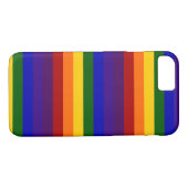 Coques Case-Mate iPhone Rayures d'arc-en-ciel (Dos (Horizontal))