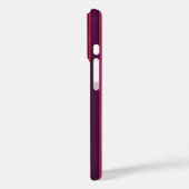 Coques Case-Mate iPhone Rayures de bonbon prune et rouge (Verso / Gauche)
