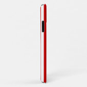 Coques Case-Mate iPhone Rayures de bonbon rouges et blanches (Dos/Droite)