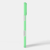 Coques Case-Mate iPhone Rayures de bonbon vert clair (Verso / Droite)