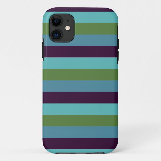 Coques Case-Mate iPhone Rayures d'harmonie côtière (Dos)
