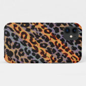 Coques Case-Mate iPhone Rayures diagonales peau de fourrure poster de anim (Dos (Horizontal))