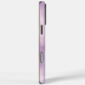 Coques Case-Mate iPhone Rayures d'Iris Crème Violet   (Verso / Droite)