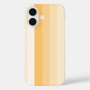 Coques iPhone 16 Rayures d'ombre jaunes