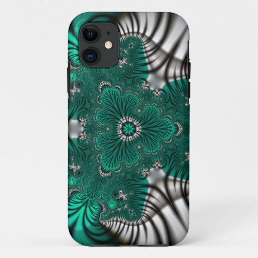 Coques Case-Mate iPhone rayures et fractales (Dos)