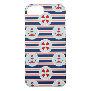 Etui iPhone Case-Mate Rayures et motif de points nautiques