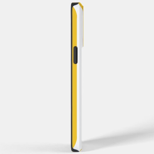 Coques Case-Mate iPhone Rayures et Tourbillons en Turquoise et Jaune (Verso / Droite)