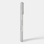 Coques Case-Mate iPhone Rayures fines grises claires personnalisées (Verso / Droite)