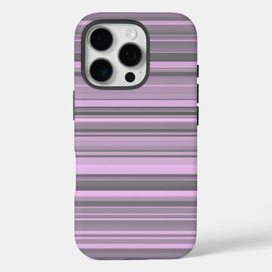 Coques Case-Mate iPhone Rayures Gris Violet (Verso)
