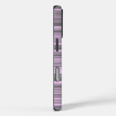 Coques Case-Mate iPhone Rayures Gris Violet (Verso / Droite)