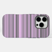 Coques Case-Mate iPhone Rayures Gris Violet (Verso (horizontal))