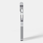 Coques Case-Mate iPhone Rayures grises (Verso / Gauche)
