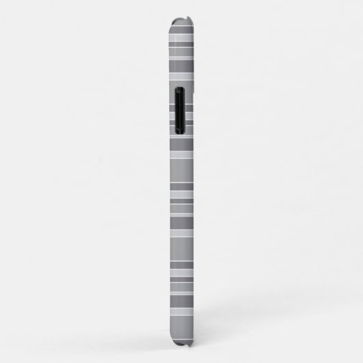 Coques Case-Mate iPhone Rayures grises (Dos/Droite)