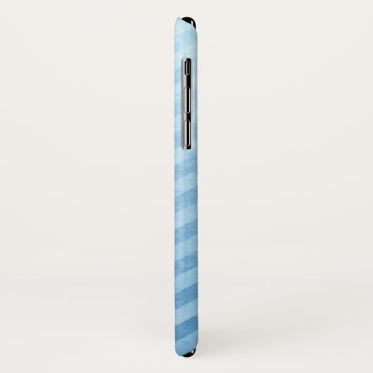 Coques Case-Mate iPhone Rayures grunges bleu-clair (Dos/Gauche)