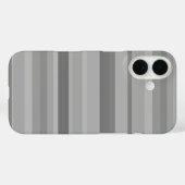 Coques Case-Mate iPhone Rayures horizontales grises (Verso (horizontal))