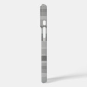 Coques Case-Mate iPhone Rayures horizontales grises (Verso / Gauche)