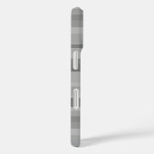 Coques Case-Mate iPhone Rayures horizontales grises (Verso / Droite)
