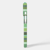 Coques Case-Mate iPhone Rayures horizontales vert olive (Verso / Gauche)