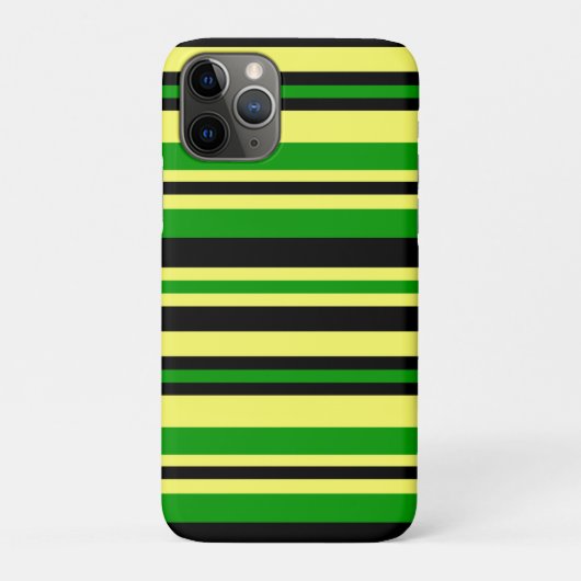 Coques Case-Mate iPhone Rayures inspirées de la Jamaïque (Dos)