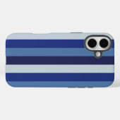 Coques Case-Mate iPhone Rayures intemporelles bleu marine (Verso (horizontal))
