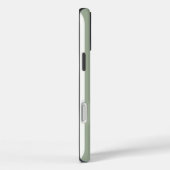 Coques Case-Mate iPhone Rayures intemporelles Sage Green (Verso / Droite)