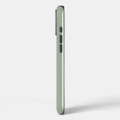 Coques Case-Mate iPhone Rayures intemporelles Sage Green (Verso / Gauche)